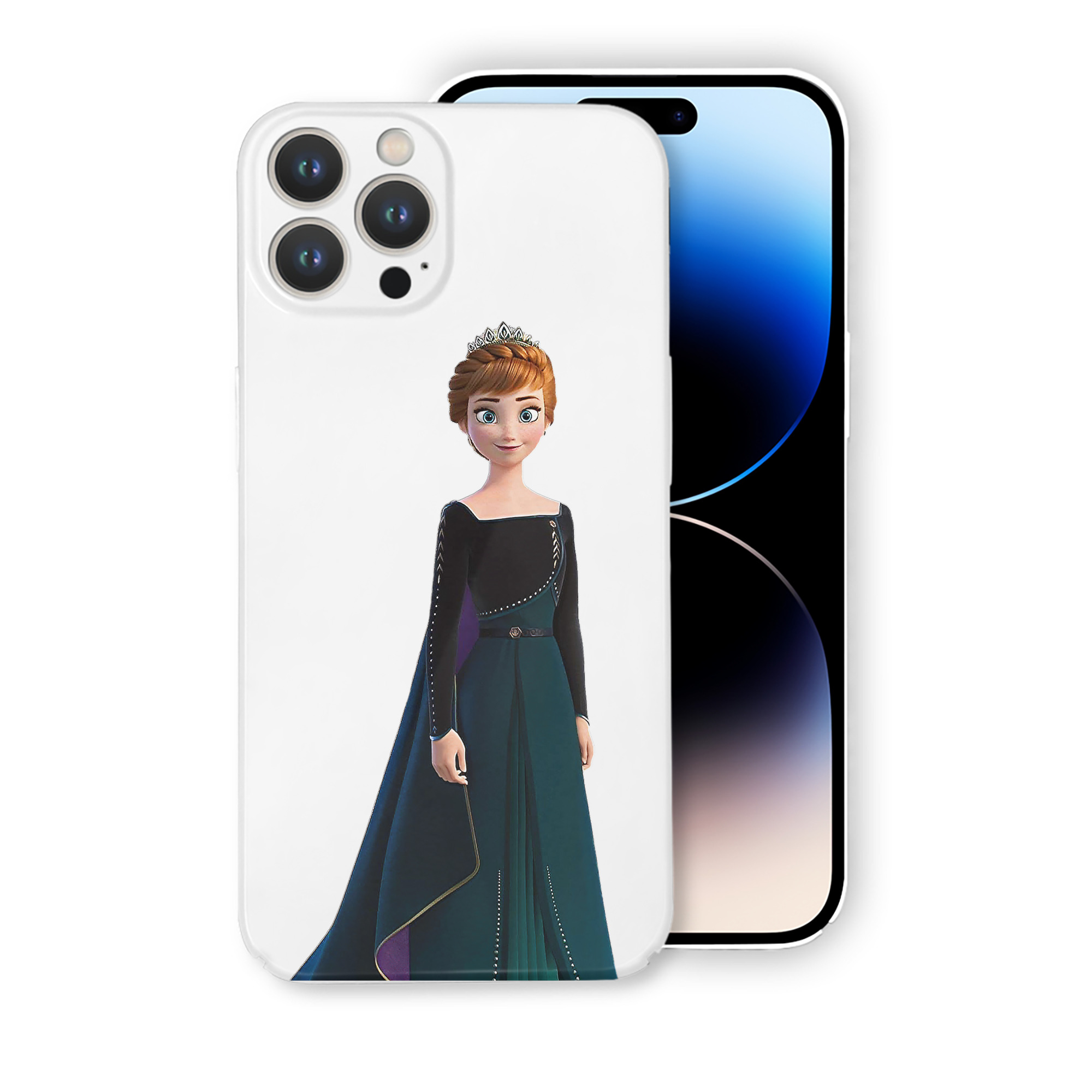 （画像用） アナと雪の女王 アンナ エルサ Frozen Anna Elsa 【iPhone 14シリーズ対応】ハードケース